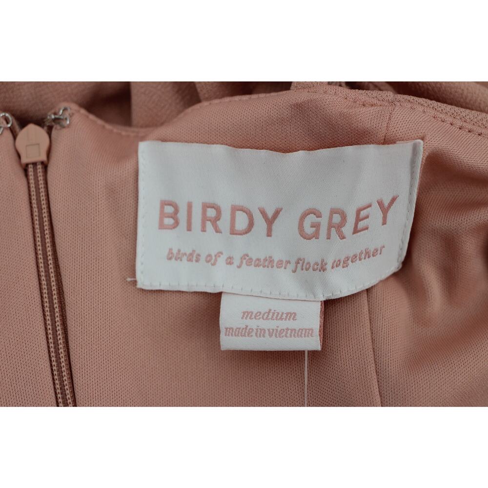 NWT Birdy Grey long‎ rose quartz cowl neck spaghetti strap dress womens medium - Picture 3 of 12